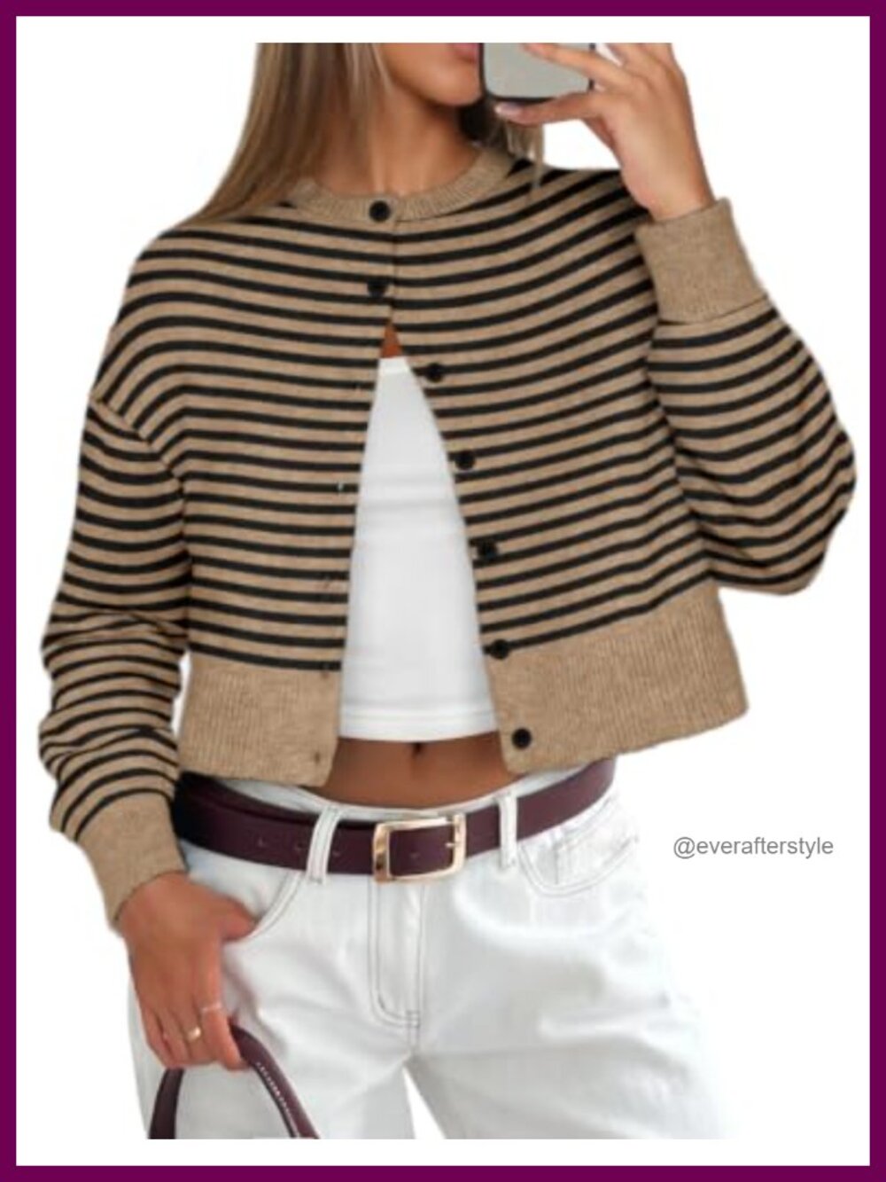 Cropped Cardigan Sweater Women Lightweight Open Front Long Sleeve Knit